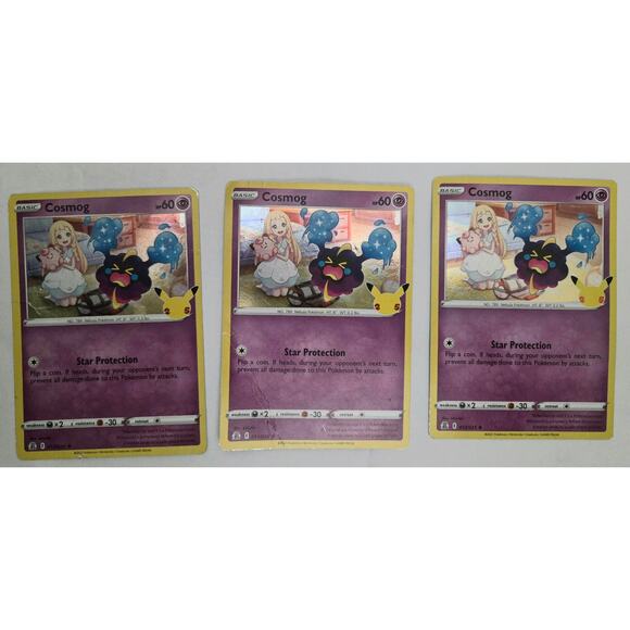Seven Basic Cosmog Pokemon Cards 013/025 - Picture 2 of 7